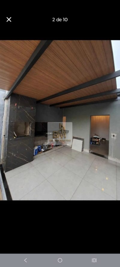 Casa Jd Carolina linda com piscina 2 dormitórios aceita permuta